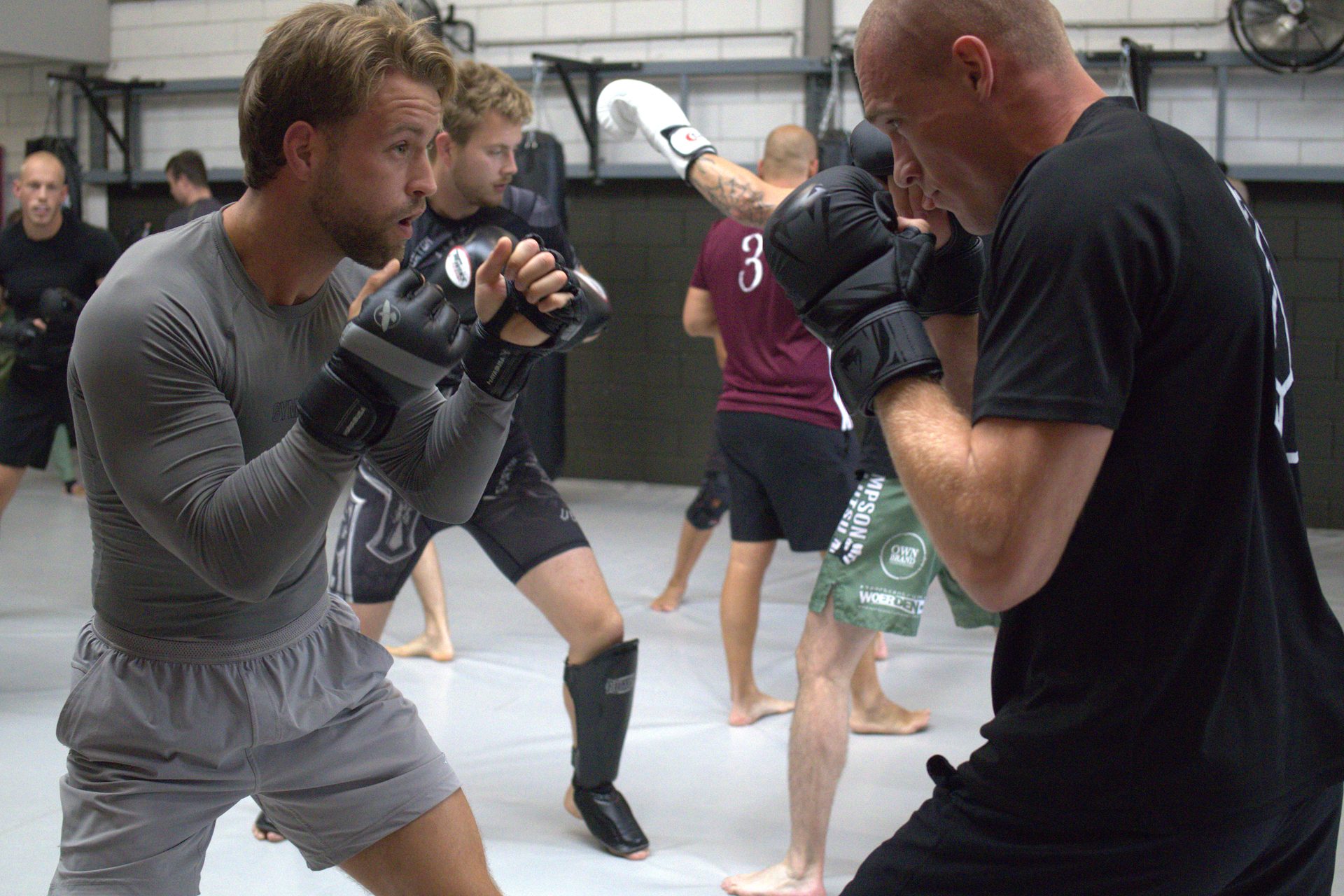 MMA-trainingsfoto bij Sportcentrum Woerden