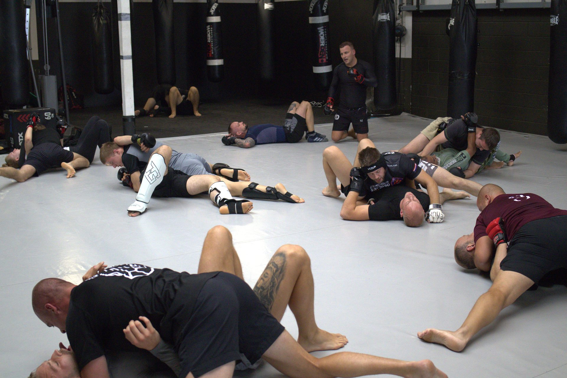 MMA-trainingsmoment bij Sportcentrum Woerden